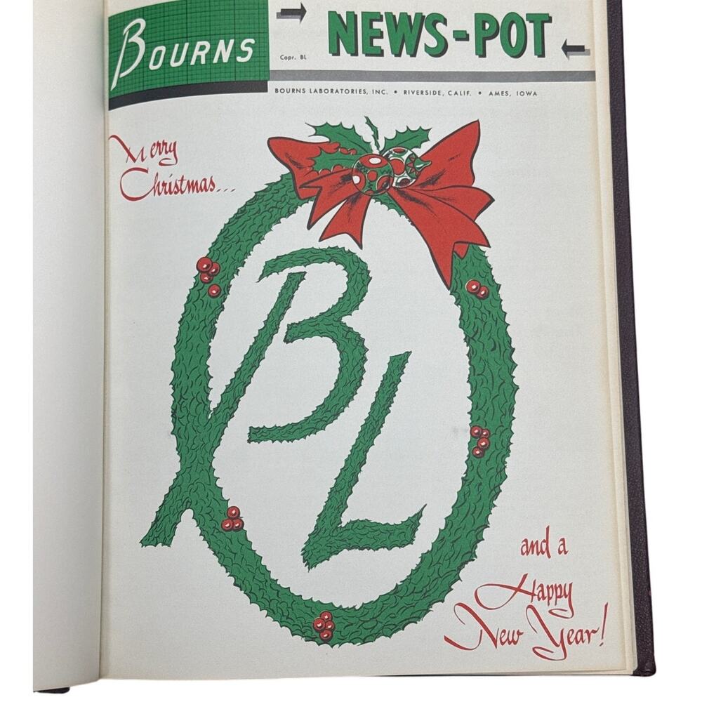 Bourns Inc. Newspot Yearbook 1956–1961 Vintage Bound Edition